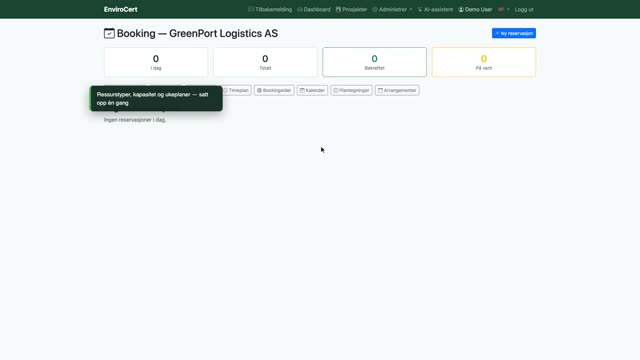 Booking og rom