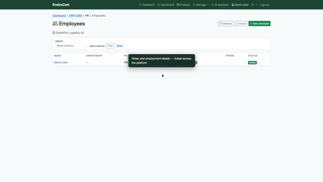 HR and timesheets