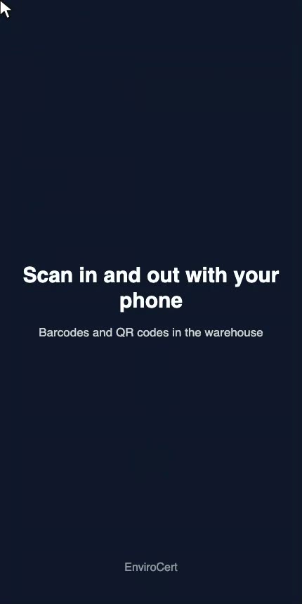 Scan in and out with your phone
