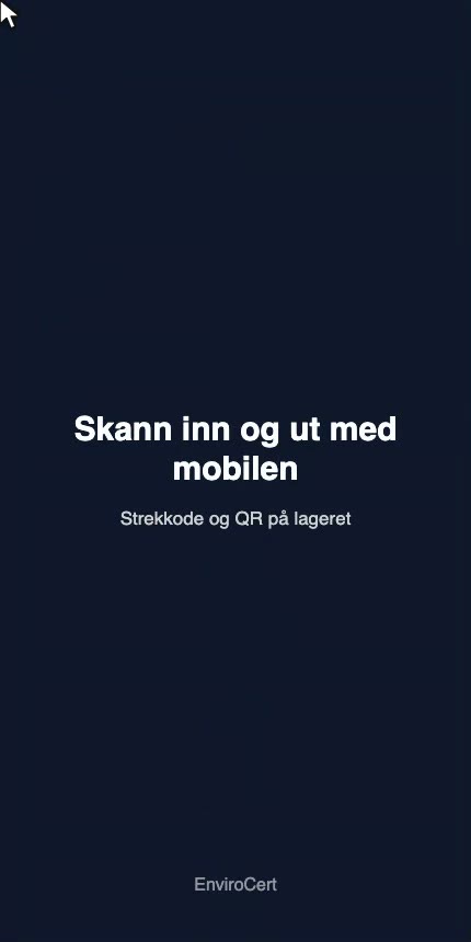 Skann inn og ut med mobilen